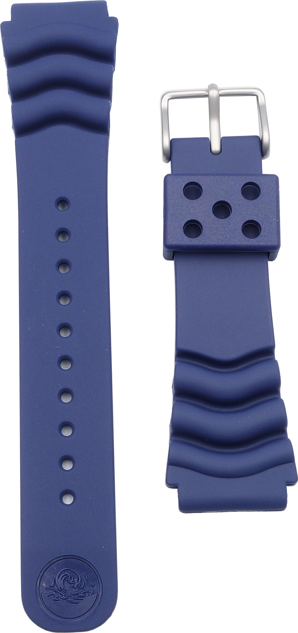 

Seiko 22мм Уретановый ремешок Оригинальный для дайверов Включает салфетку для часов и простую инструкцию Ремешок, Замена, Темно-синий, RS04K22NY1,