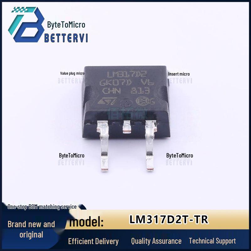 

Оригінальний STMicroelectronics LM317D2T-TR TO-263-2 Лінійний регулятор напруги