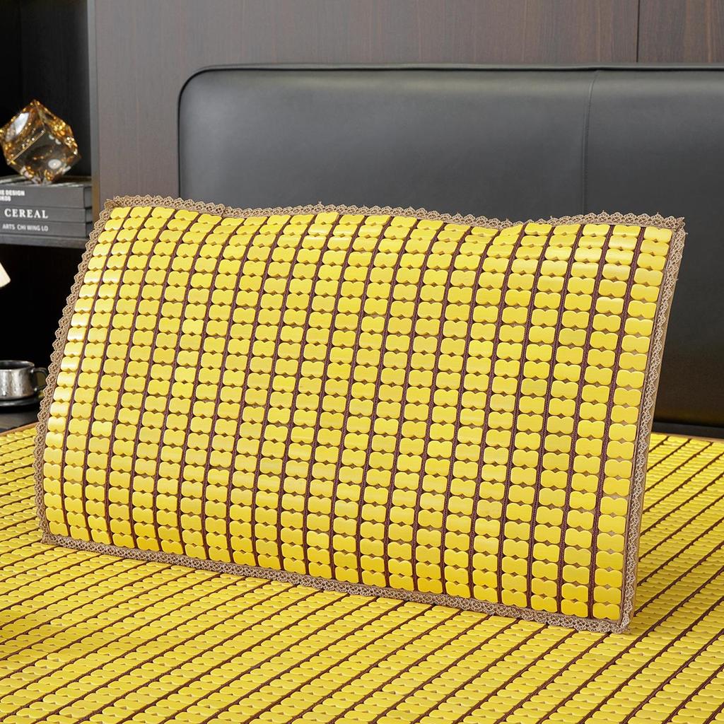 Cooling Bamboo Pillow Cover: Summer-Ready, Free Shipping, Single-Person Mat