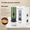 Portable Capsule Coffee Grinder & Espresso Machine with Wireless Heating