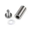 12-19MM Stainless Steel Glass Fasteners Advertisement Standoffs Pin Billboard Fixing Screws Advertising Board Fixed Nails Screw