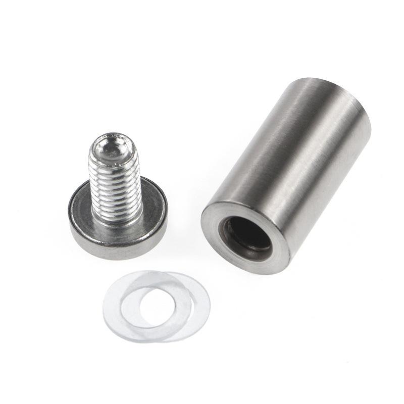 12-19MM Stainless Steel Glass Fasteners Advertisement Standoffs Pin Billboard Fixing Screws Advertising Board Fixed Nails Screw