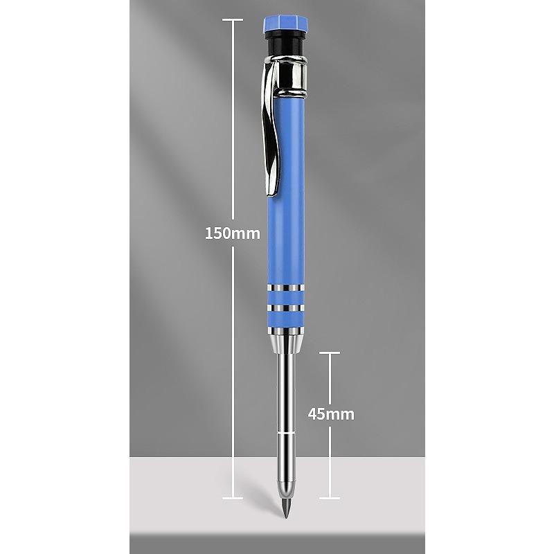 1pc Long Head Marker Marking Pen Permanent Paint Pen Set For Woodworking Decoration Deep Hole Marker Stationery Art Supplies