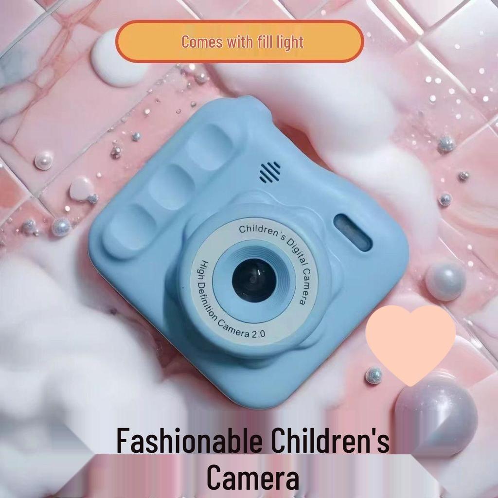HD-Digitalkamera mit zwei Objektiven, niedlich, für Schüler: Sofortige Fotoaufnahme & Übertragung auf Mobilgerät