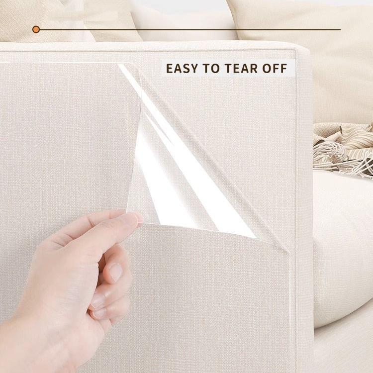 Protection Extra Épaisse pour Griffoirs de Chat Film Transparent Auto-Adhésif Protecteur de Mur Canapé Meubles Anti-Griffures Anti-Salissures Facile à Décoller et Coller