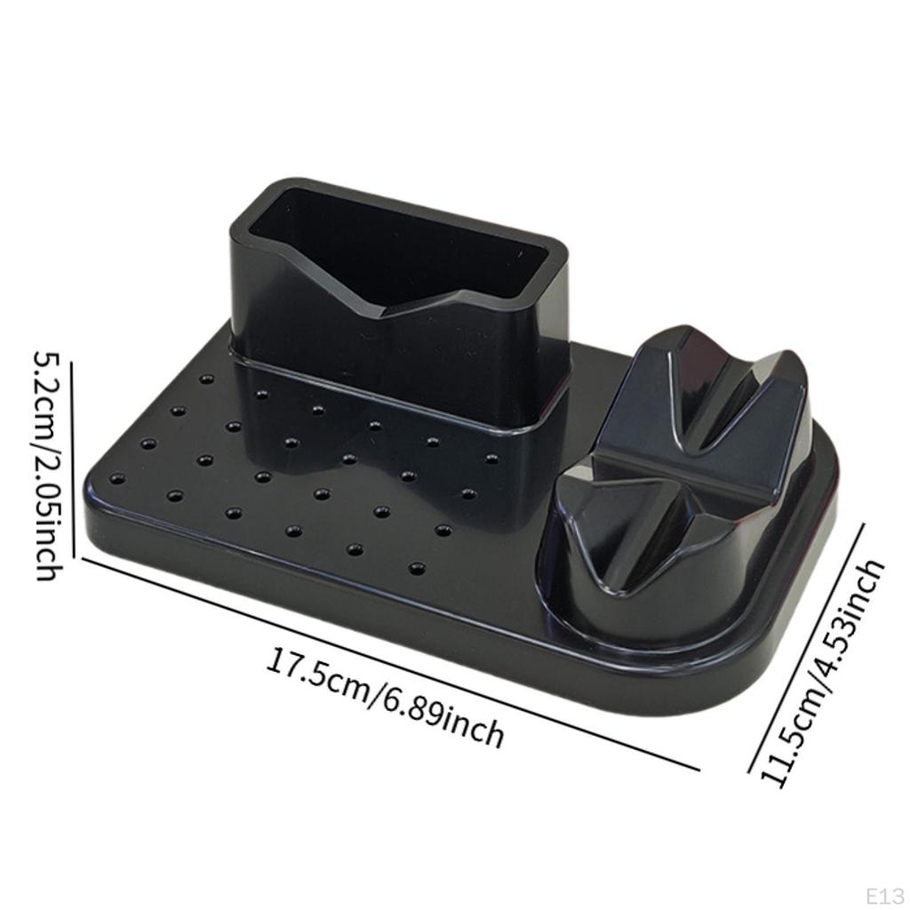 Nagelkunst Polieren Schleifen Organizer 20 Löcher Fräserhalter Maniküre Werkzeugkoffer Große Kapazität