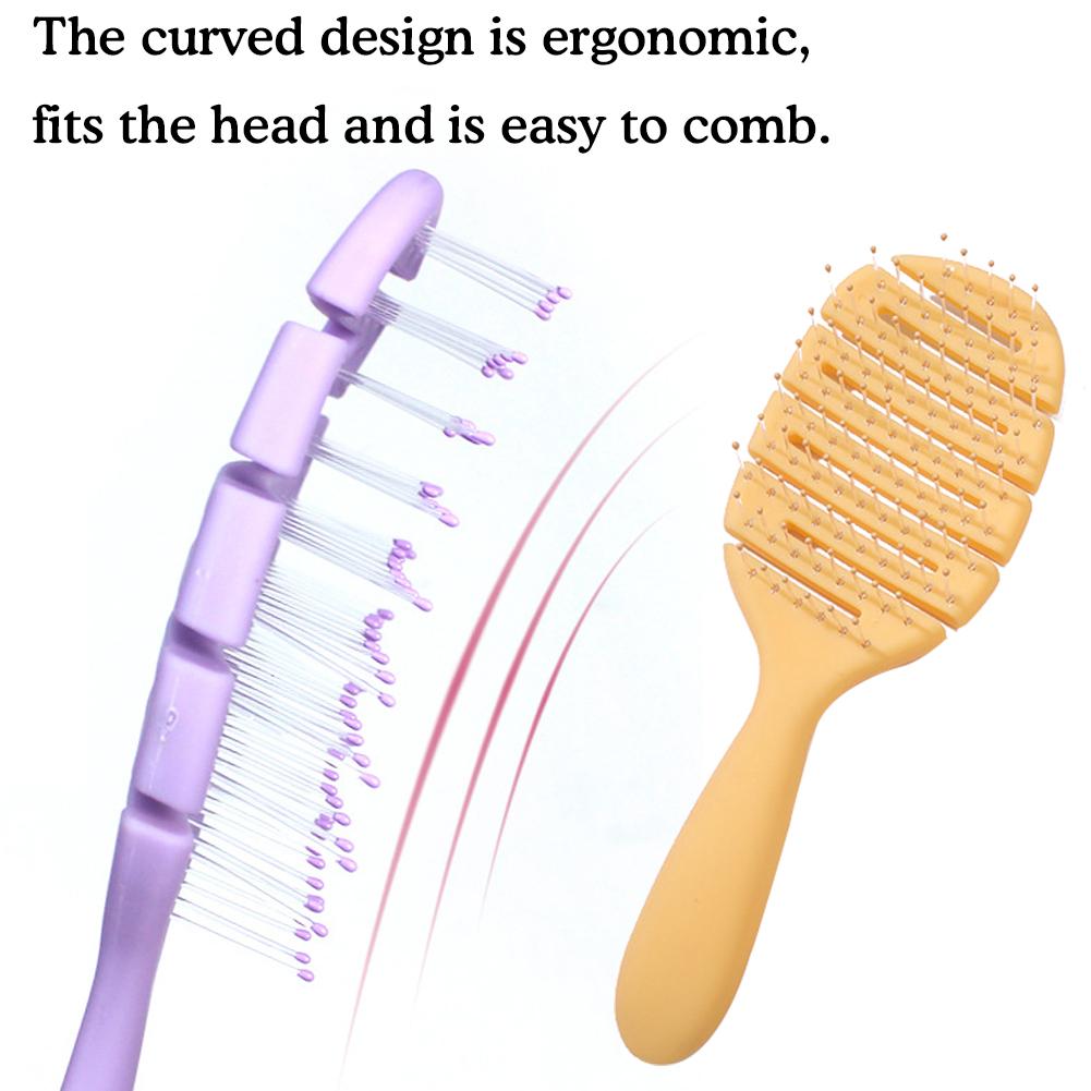 Hairbrush Hollow Out Hair Brush Scalp Massage Combs Hair Styling Detangler Fast Blow Drying Detangling Tool Wet Curly Hair