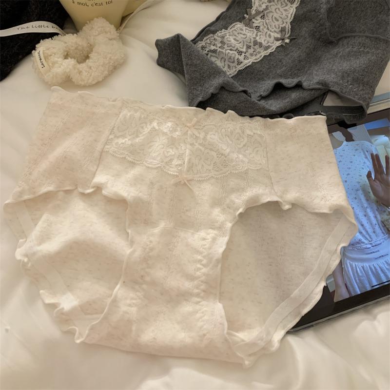 Girls Fashion New Lace Cotton Antibacterial Underwear
