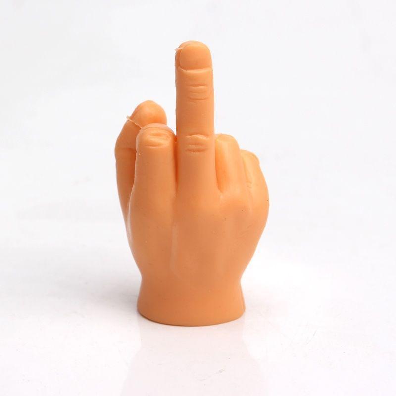 Cartoon Fun Creative Funny Mini Finger Puppet Set Soft Little Hands Five Finger Model Gestures Tease Cat Pet Toys Halloween Gift