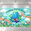 Banner de Decoración de Fondo Feliz Día de la Tierra 22 de Abril Decoración de Fiesta Ambiental Interior y Exterior