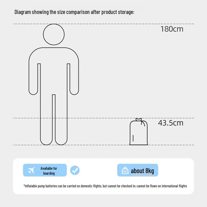 CAMEL Portable Self-Inflating Air Mattress