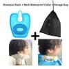 Convenient Hair Wash Tray Portable Hair Washing Tool Easy Install Foldable Hair Wash Tub  Bathroom