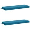 2 Piece Bench Cushion Set SOEST 2 Pcs. 100percent  Polyester Sky Blue