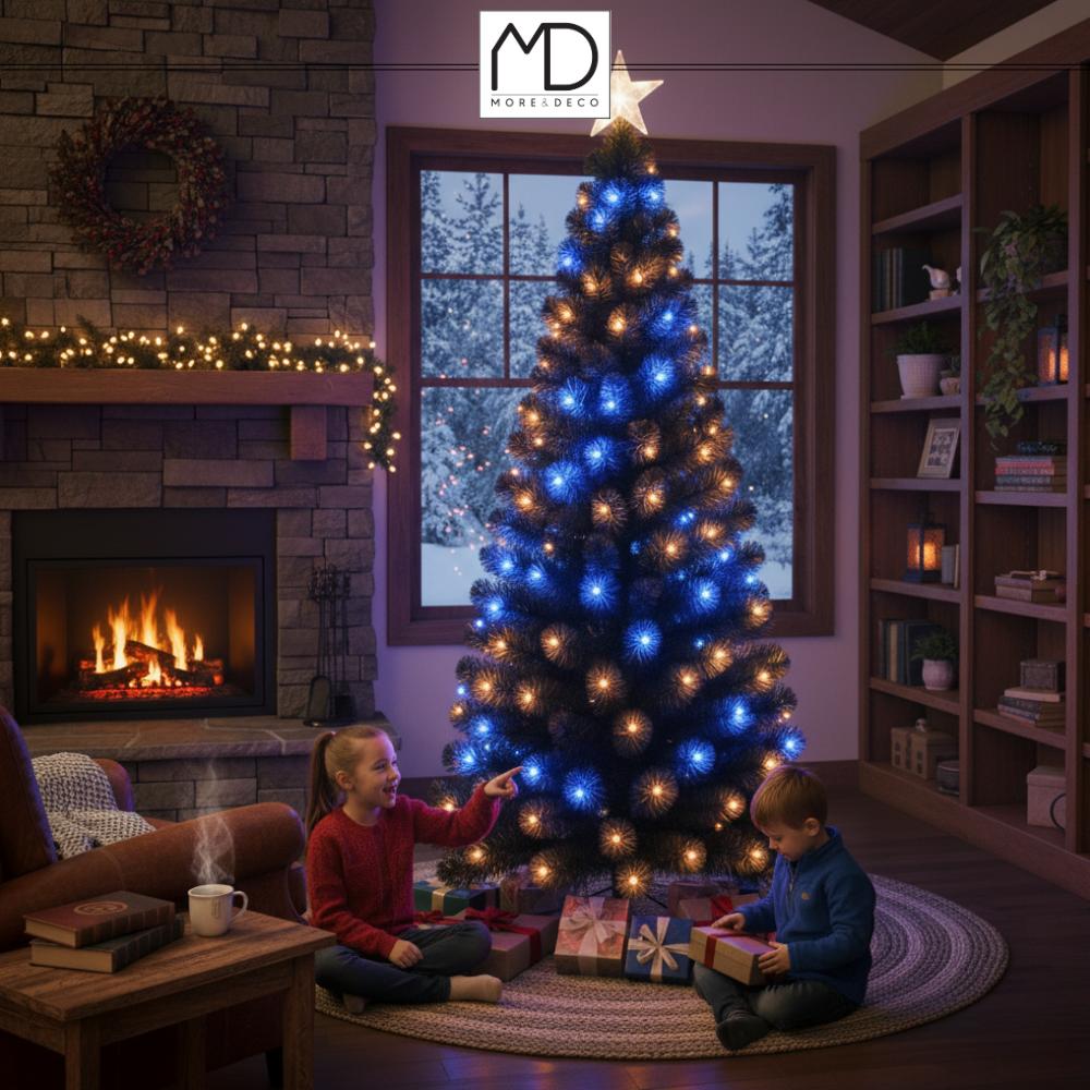 Lampki choinkowe 100 LED taśma USB inteligentne smart 10m multicolor +pilot MORE&DECO