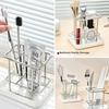 Stainless Steel Toothbrush Holder With Tray Simple Design Washbasin Storage Rack  Home