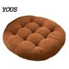 High Elasticity Chair Cushion Round Corduroy Cushion, 16.5 Inch Ultra Soft Seat Pad, Portable Support for Travel Washable Floor Reading Nook