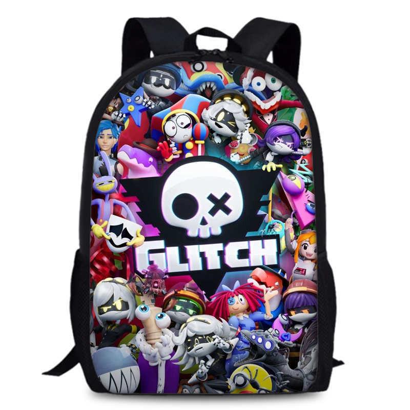 

Murder Drones Anime Backpack Oxford Fabric Spacious School Bag For Students Teens College Essentials Style 13