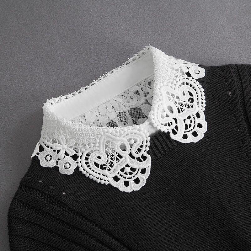 

2023 Versatile Lace Fake Collar for Girls – Korean Style Decorative Collar for Sweaters in Spring, Autumn, and Winter
