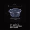 Disposable Round Plastic Food Container 450ml