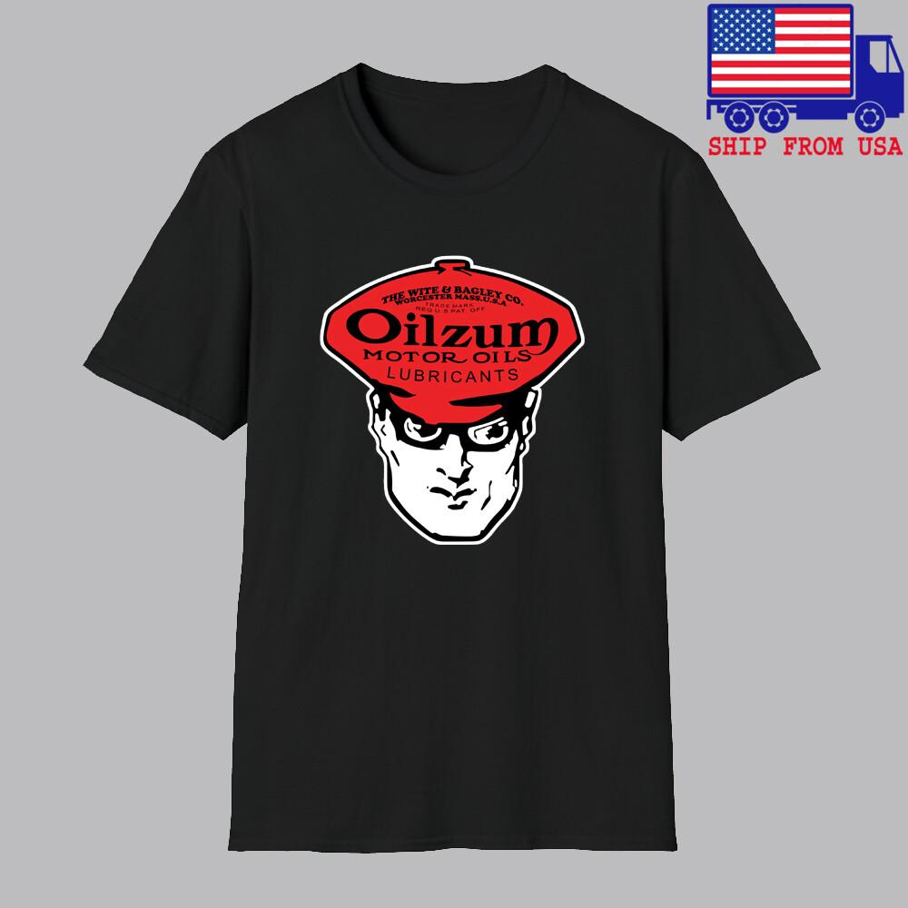 Oilzum Motor Oil Racing Car Motorcycle Men#039;s Black  Size S5XL Unisex T-Shirt L