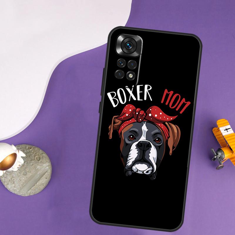 Boxer Dog Puppy Case For Xiaomi Redmi Note 14 13 Pro 12 9 10 11 Pro 10S 11S 12S Redmi 14C 13C 10C 12C Cover