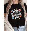 MOM OF THE BIRTHDAY Women's Pure Comfortable T-shirt