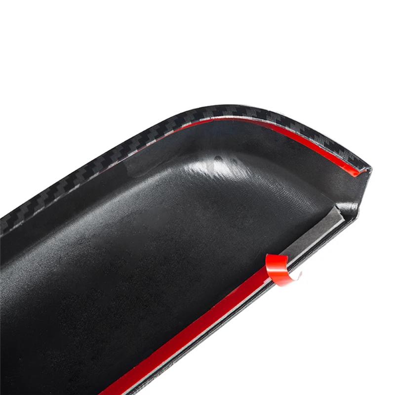 

NEW-3 Pcs Car ABS Carbon Fiber Central Armrest Box Panel Cover For Honda Civic 2016- 2025 Replacement Interior Parts
