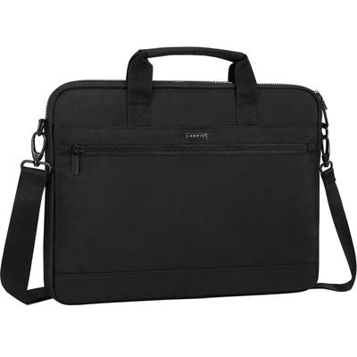 Computer Case 16 Inch Protection Shock Absorption PC Case Waterproof Laptop Case Multifunctional Computer Bag with Shoulder Strap Unisex PC Bag for