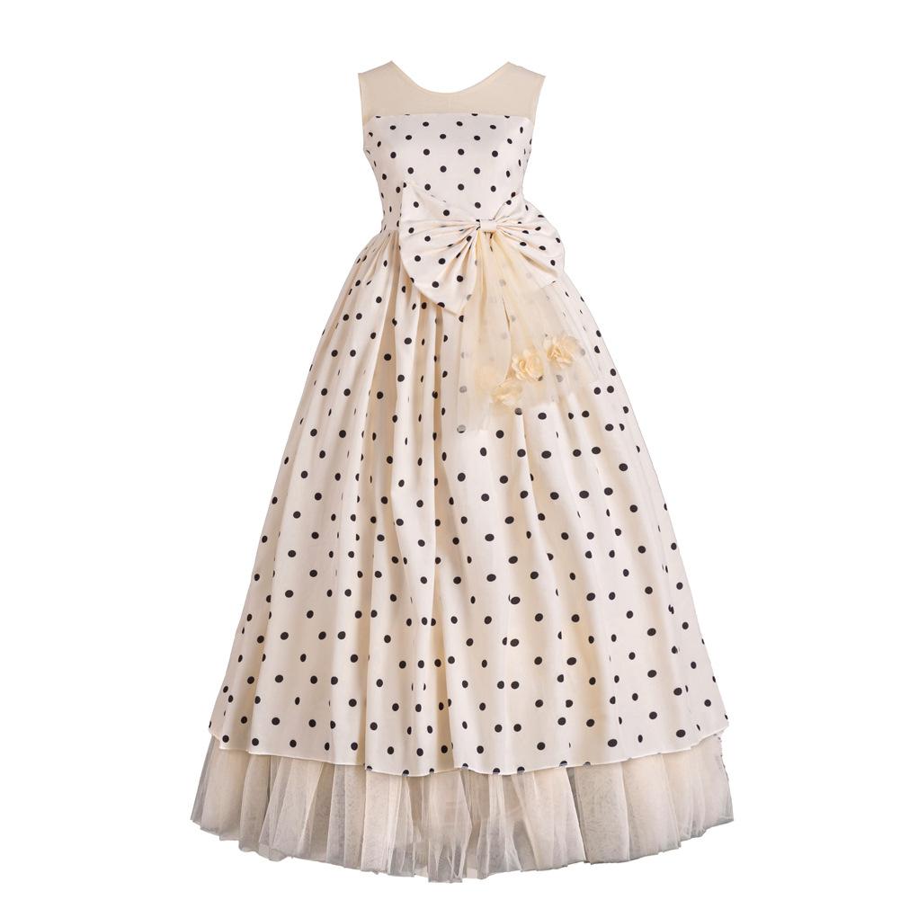Teenage Mesh Princess Dresses Bat Mitzvah Girls Dresses Women High School Students Long Parent-Child Dresses Women