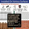 2D Flat, 1pc Vintage Coffee-Themed Metal Wall Sign "Coffee Is Close To Happiness" - Retro Tin Style Plaque Suitable for Home, Office, Cafe, Decor