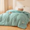 Solid color soybean fiber quilt autumn and winter thickened warm quilt core student four seasons quilt