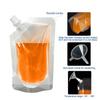20/40Pcs Drinking Pouch Bags Portable Plastic Transparent Drink Bag for Milk Tea Beverage Juice Liquid Storage Party Drinkware