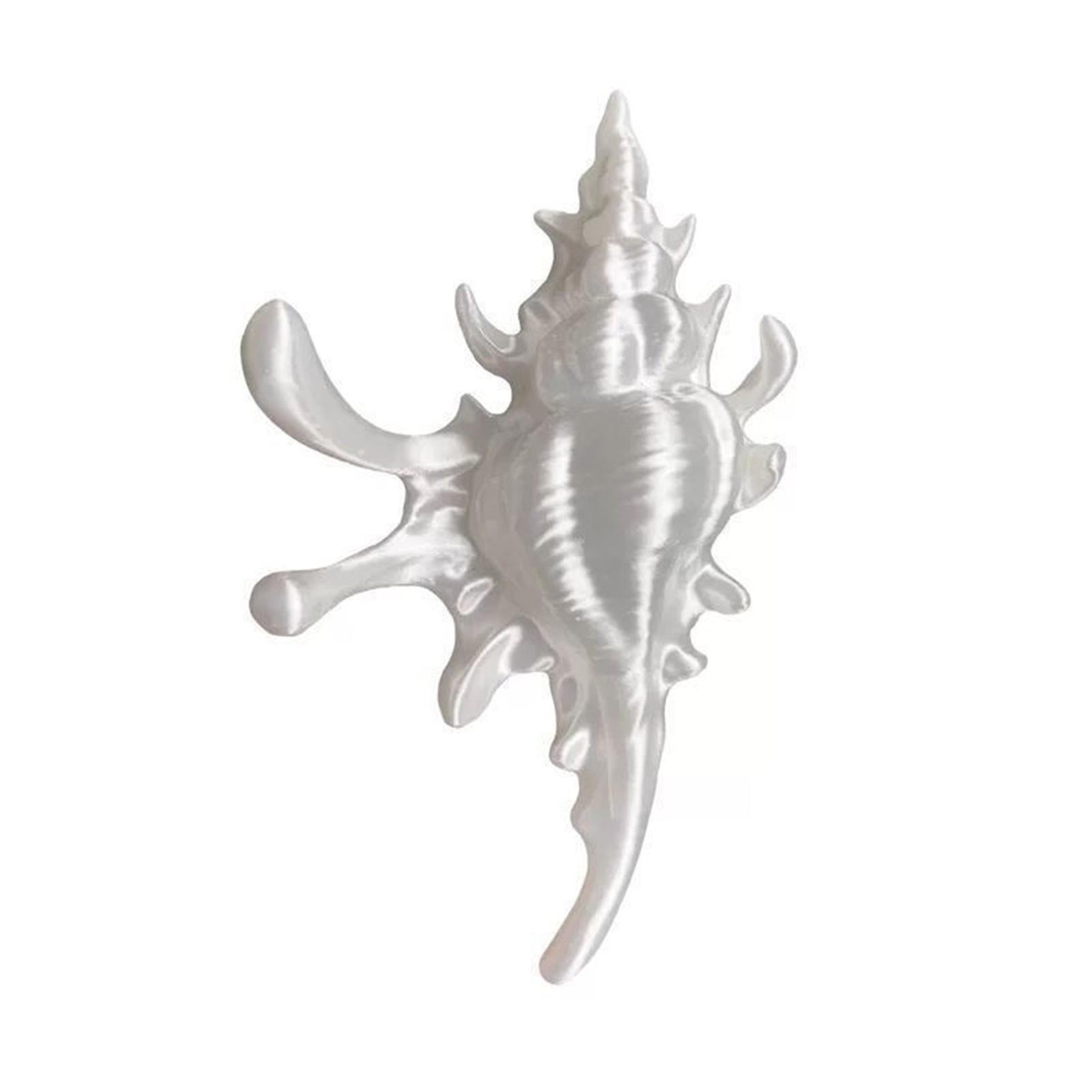 

Стильная заколка для волос в морском стиле для женщин и девушек, металлический зажим для волос с надежной фиксацией, нескользящий металлический зажим для волос белый