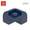 Non-Toxic 85Pcs/Lot 67810 2X2X1 1/3 With Bow Building Blocks Moc Color Accessories Compatible With Brick Diy Spare Parts Toy Gift