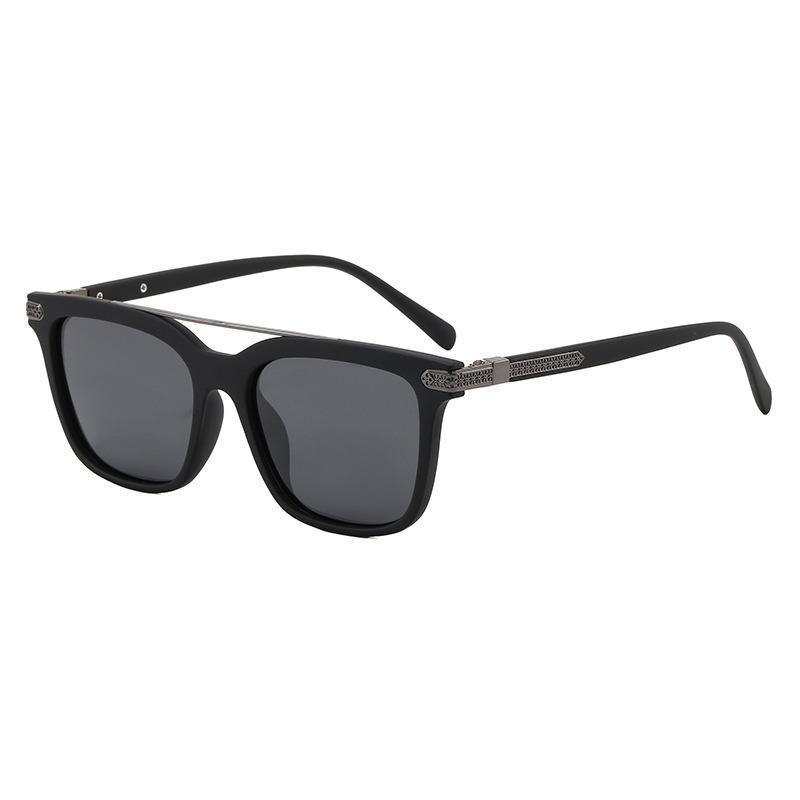 Xiaomi Men Women Square Polarized Sunglasses UV400 Double Bridge Retro Shades Metal Decor Temple for Driving Fishing Travel Outdoor 868
