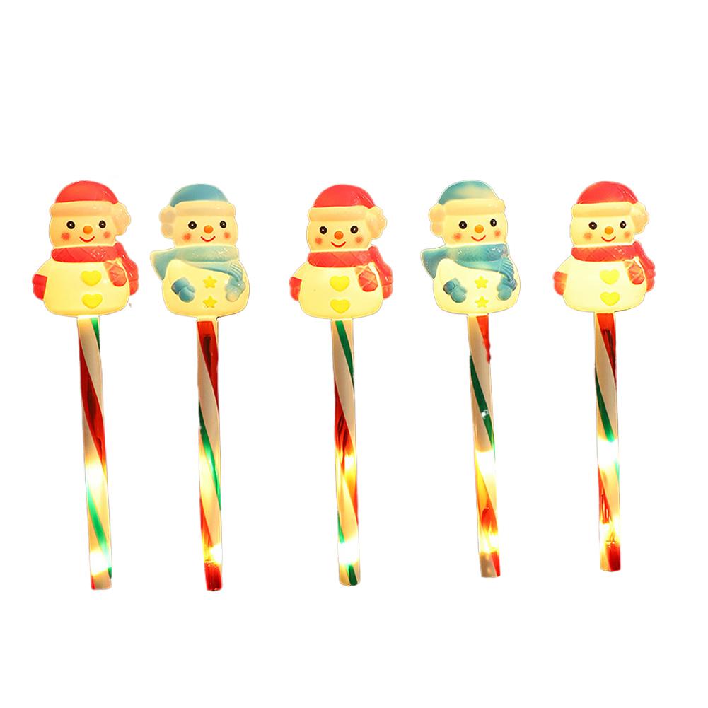 4PCS Christmas Solar Santa Claus Lights Snowman Pathway Lights Suitable For Yard Driveway Lawn Garden Xmas Tree Decoration