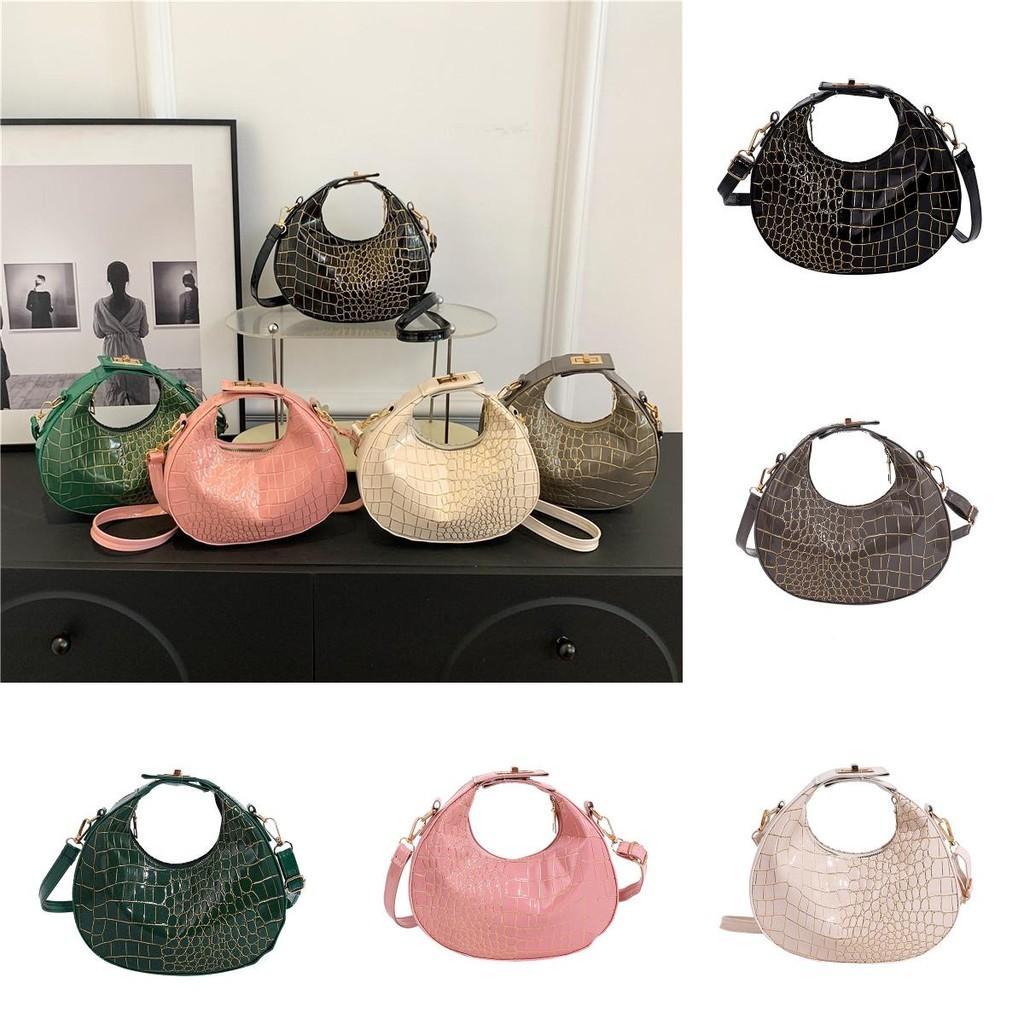 Shoulder Single Womens Crossbody Bag With Alligator Pattern Design For Daily