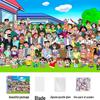 1,000-Piece Cute Healing Jigsaw Puzzle: Adult High-Difficulty Decompression Toy, Educational Gift for Girls