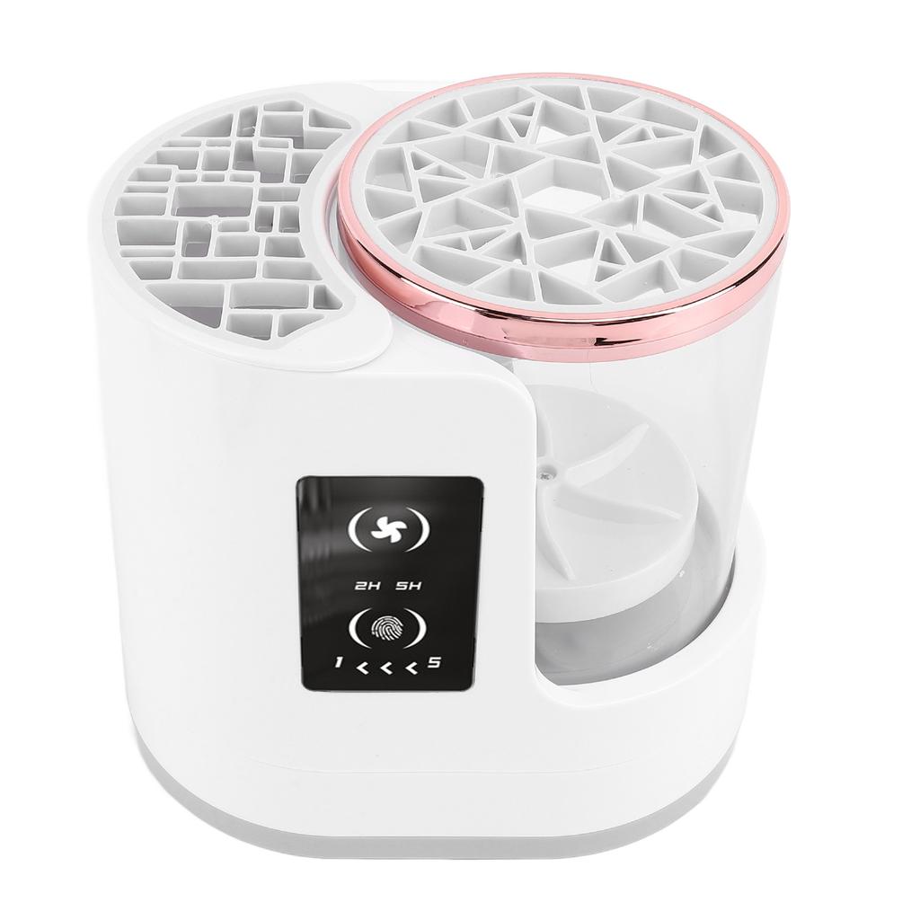 USB Electric Makeup Brush Cleaner Clear View 850RPM 2H 5H Timer Detachable Makeup Brush Cleaner Dryer Machine