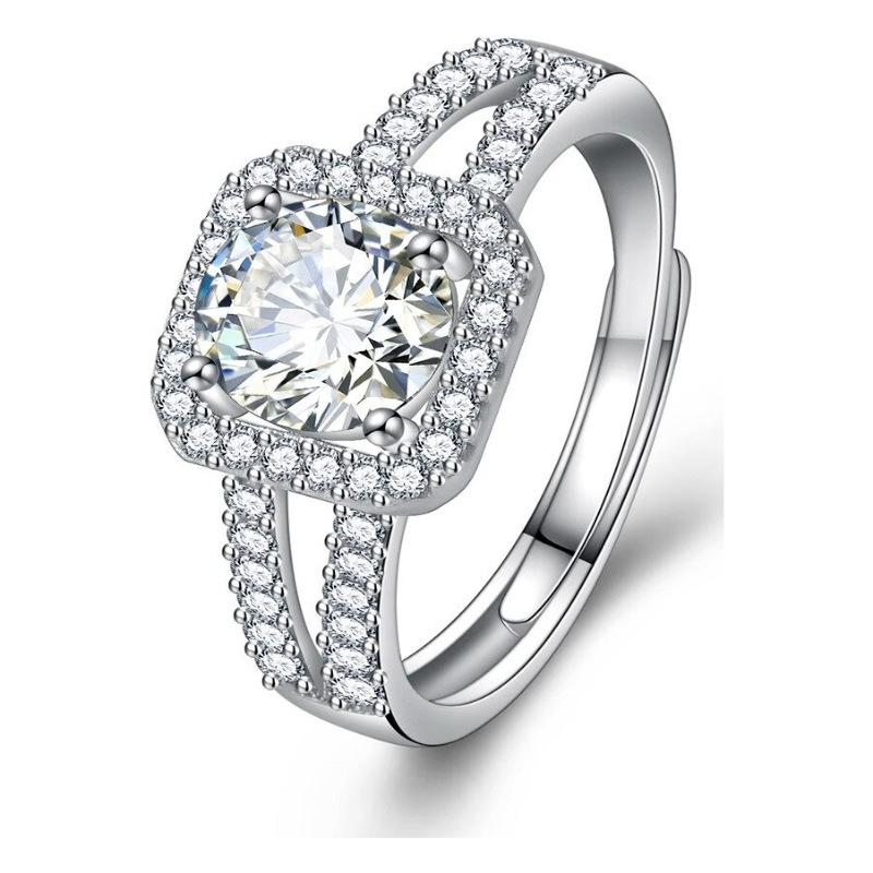Copper Ring Shining Exquisite Classic For Women -Copper Wedding Simple Jewelry Engagement Gifts Fashion Party Ring