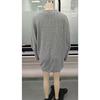 Women's Solid V-neck Loose Knit Cardigan, Autumn Winter Long Sleeve Casual Sweater Coat For European American