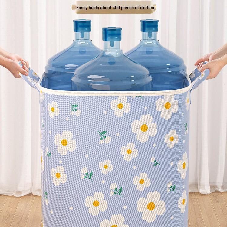 Large Capacity Dustproof, Moisture & Mite-Proof Cotton Quilt Storage Bag for Wardrobe