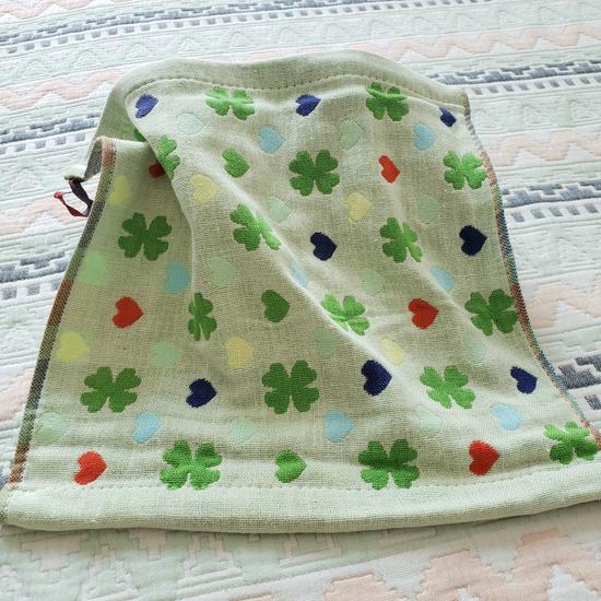 Toalha/Babeiro de Gaze de Algodão de 3 Camadas: Pequeno para Bebê, Babador de Saliva, Toalha de Mão para Jardim de Infância 26x26cm