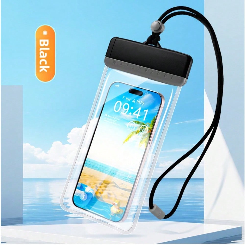 Mobile Phone Waterproof Bag Can Touch The Screen To Take Pictures, Transparent Sealing Cover
