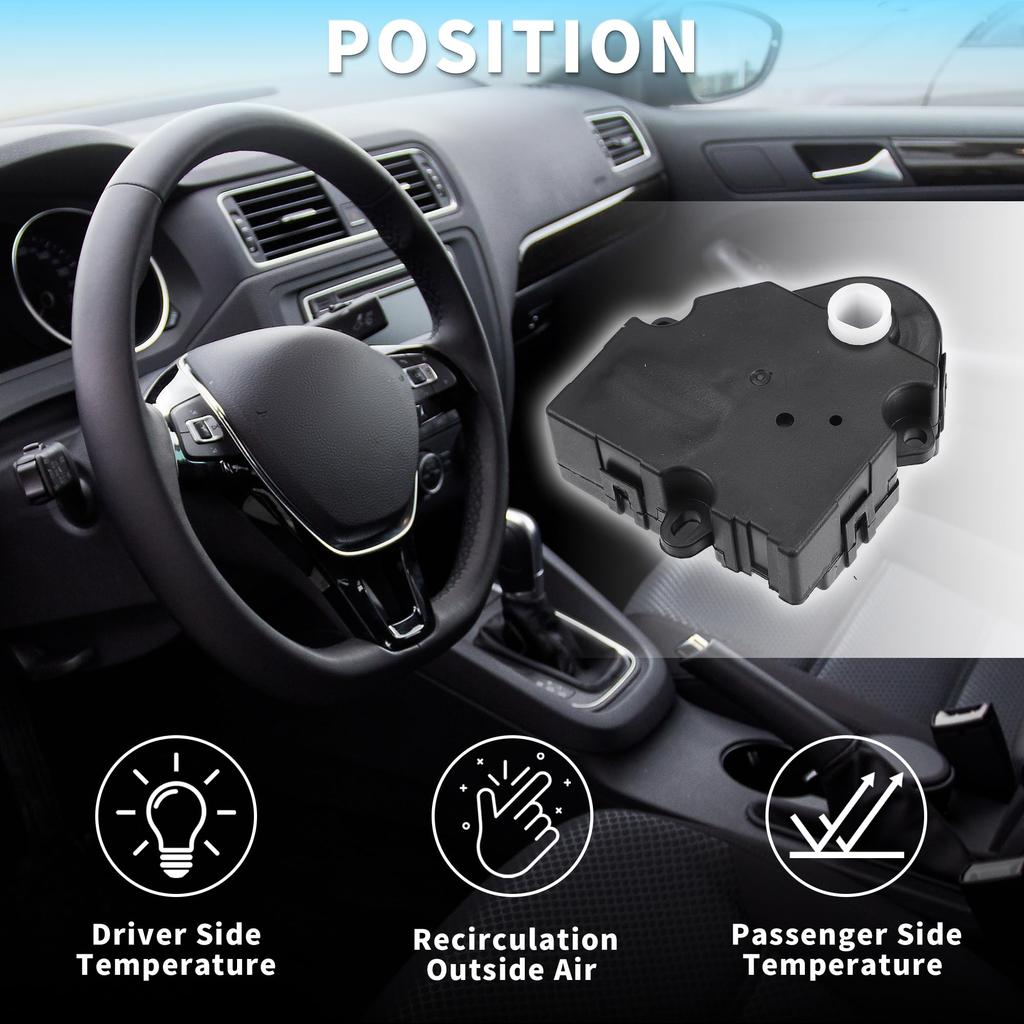 TUCKBOLD Replacement for Chevrolet C1500 HVAC Heater Blend Air Door Control Actuator Durable No.16149192