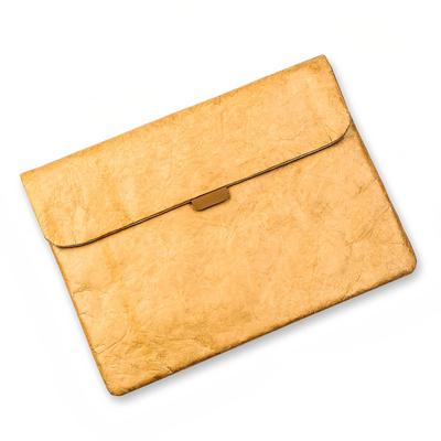 [HannaFires] Retro-Style Paper Clutch Bag – Stylish TabletLaptop Sleeve with Waterproof Liner, Phone Case for Students and Professionals