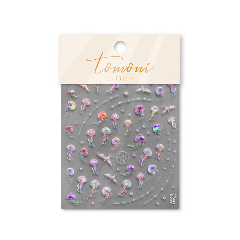 

Наклейка для ногтей в виде ракушки-медузы своими руками to3066