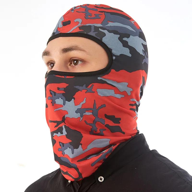 Camouflage Balaclava Full Face Cycling Mask Quick Dry Outdoor Road Bike Helmet Scarves Liner Caps Mtb Cycling Uv Protection Cap