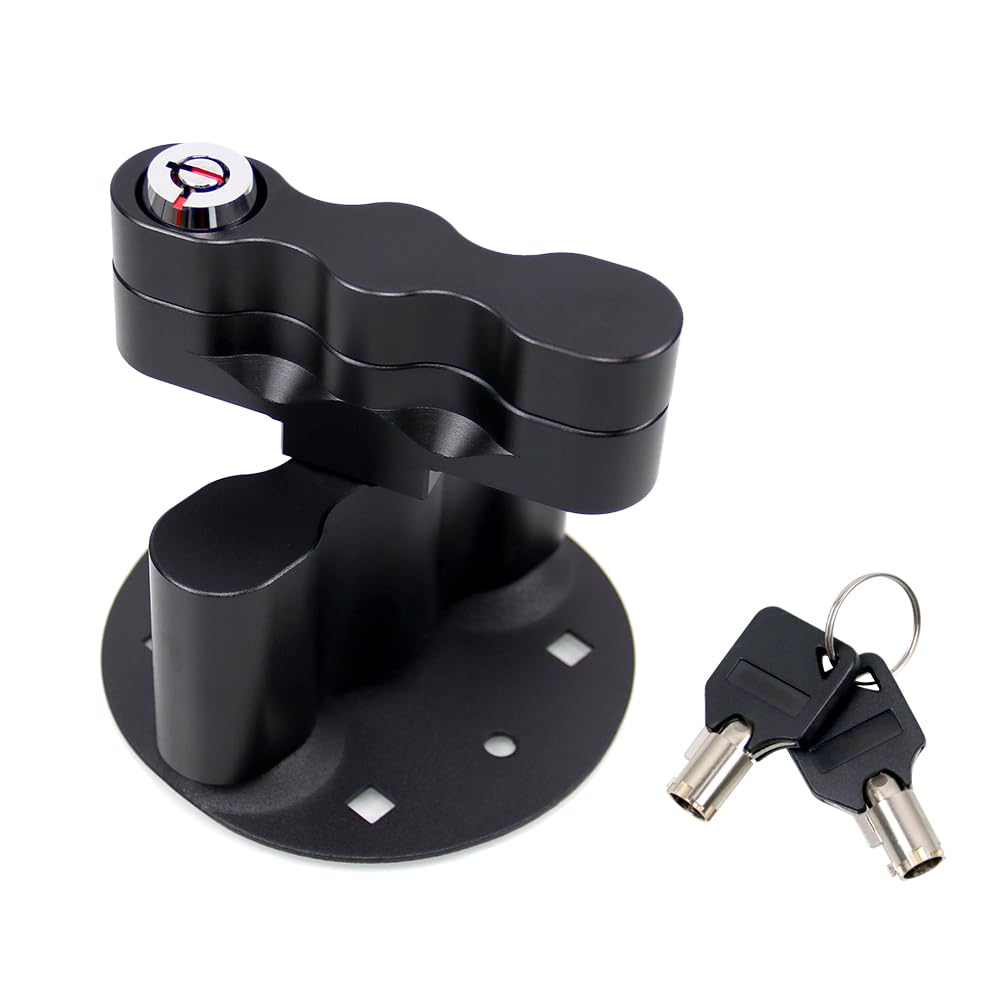 

Sporacingrts Запираемое крепление для багажа, Двойная фиксация, Подходит для стандартных сумок, Совместимо с креплениями для канистр с топливом и газом и питьевых систем, RX-DLX-PM Крепление,