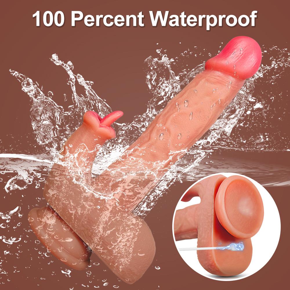 Přísavka Realistické Dildo Vibrátor Topení Vibrátory Cítí se jako Skin Přísavka Penis Dálkové ovládání Sexuální hračky pro dospělé pro ženy